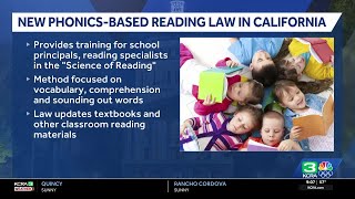 California law pushes phonics-based reading instruction for elementary and middle school students