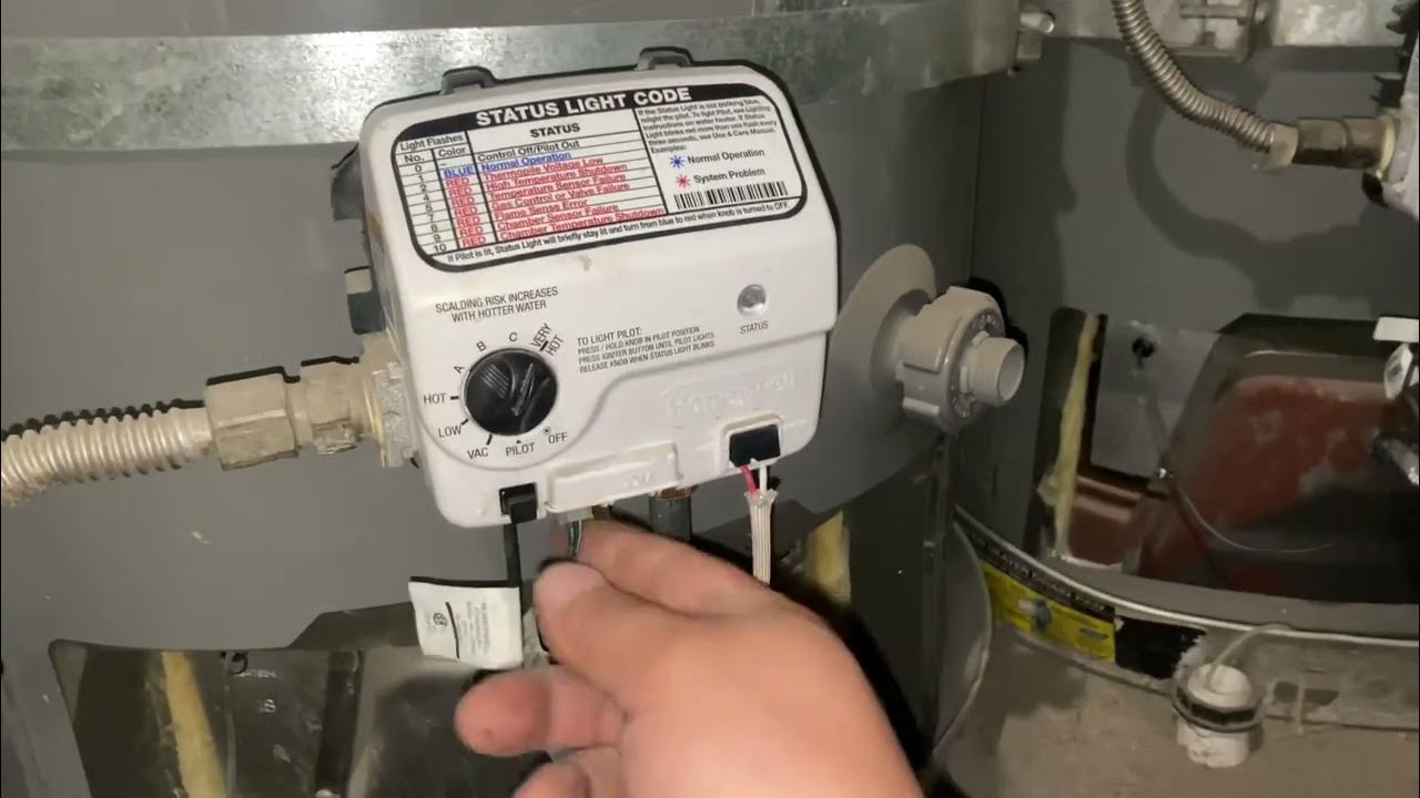 How I fixed Honeywell controller on Rheem Water Heater YouTube