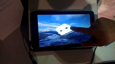 Qt5 3D touch UI demo by KDAB at CES 2012