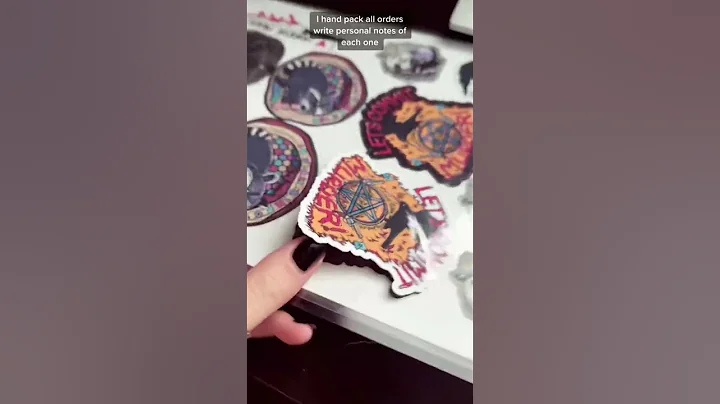 im a one woman operation!  small business, sticker...