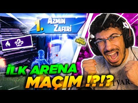 İLK PRO ARENA MAÇIMI ATTIM !! TEK MAÇTA 300 PUAN KASTIM !! ( Fortnite Battle Royale Türkçe )