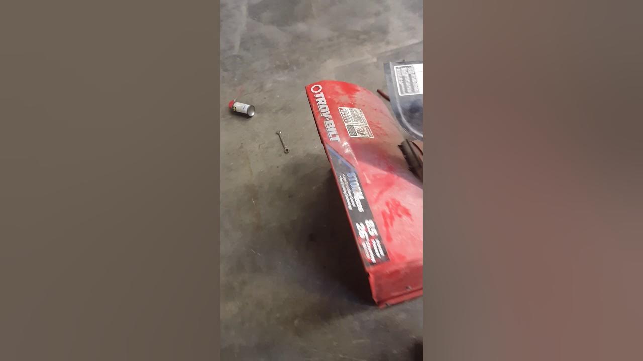 Troy bilt snowblower wont move. YouTube