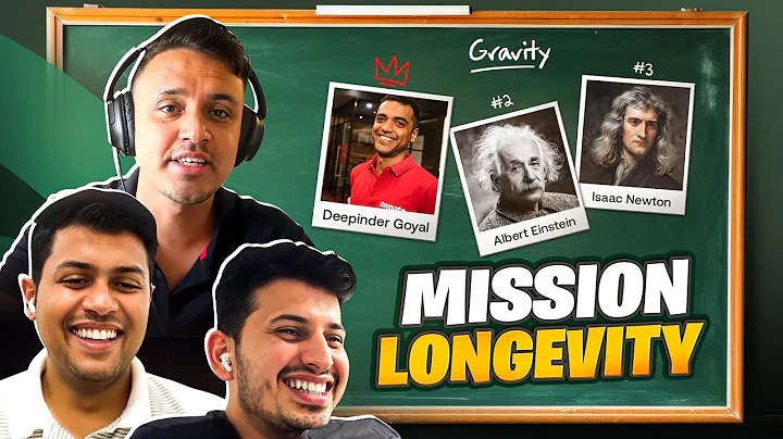 Deepinder Goyal Thinks Gravity Is Aging Us.