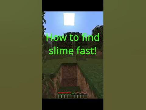How to get slime in Minecraft - YouTube