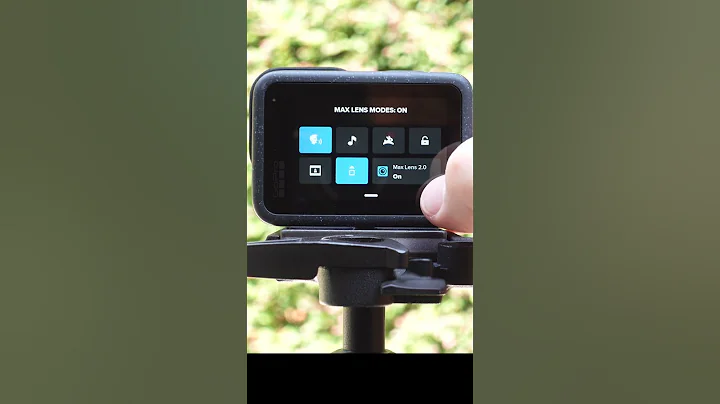 How to select Max Lens Mod 2.0 on GoPro Hero 12 Black & not Max Lens Mod 1.0 by default  #gopro