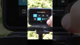 How to select Max Lens Mod 2.0 on GoPro Hero 12 Black &amp; not Max Lens Mod 1.0 by default  #gopro