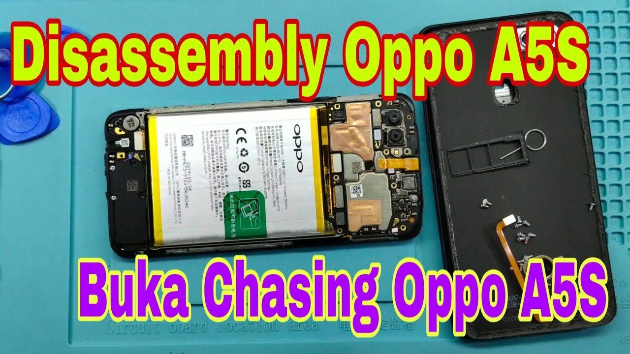 Cara Buka Casing / Tutup Belakang Oppo A5S | Disassembly Oppo A5S - Youtube