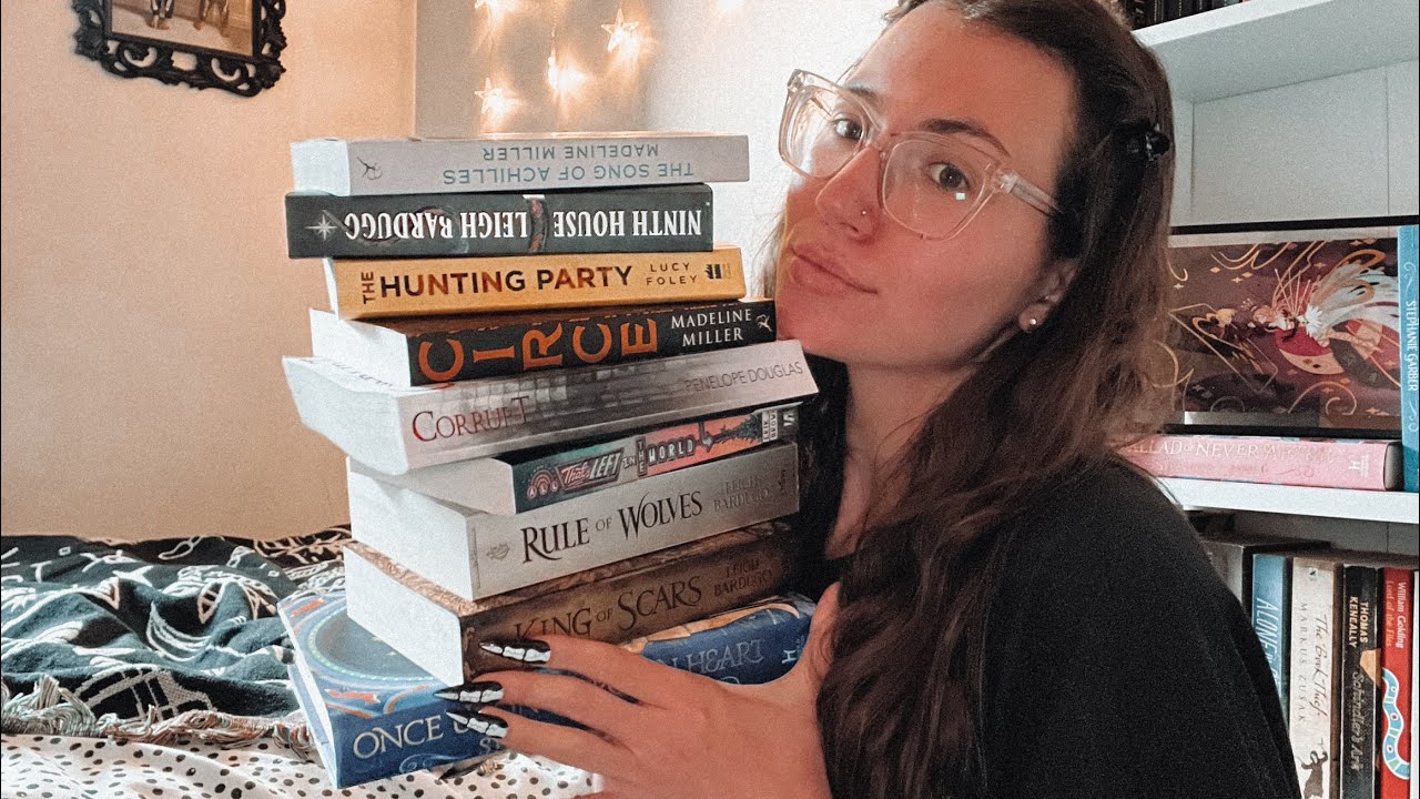 Asmr Book Stack ASMR Book Haul ππΈ - YouTube