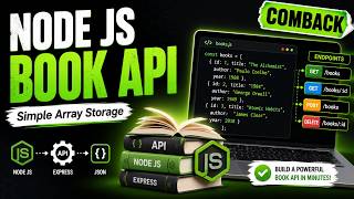 Node.js Book API Tutorial Using Simple Array Storage | Express.js CRUD API COMBACK