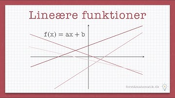 Lineære funktioner
