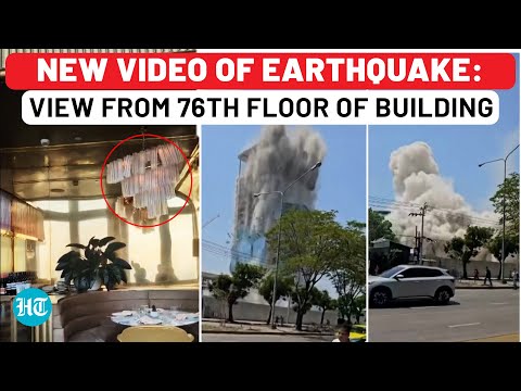 New Earthquake Video: Inside View Of 76th Floor Of Bangkok Building| Death Toll Past 1,000| Myanmar
