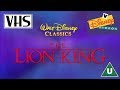 Opening To The Lion King UK VHS 1995 
