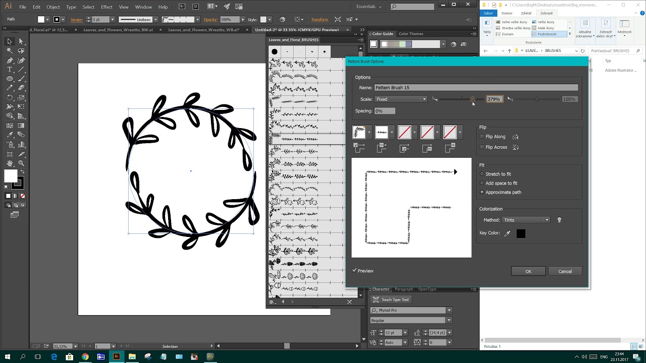 LEAVES AND FLOWERS - Hand drawn floral vector elements