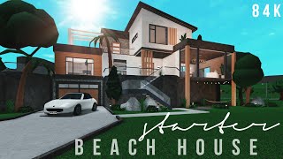 Bloxburg: Starter Beach House (Small Plot) 84K