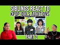 Waleska & Efra react to KPOP IDOLS FIRST AUDITION part 2 | REACTION