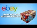 OPENING A GUARANTEED VINTAGE PACK MYSTERY BOX!!!