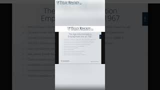 Severance Agreement Rules: ADEA & EEOC Explained
Severance Agreement Rules: ADEA & EEOC Explained
This comes from a longer form webinar called: Overview of Employment Discrimination Laws in New York State - CLE - Tully Rinckey PLLC
This webinar can be found here: https://youtu.be/QnxPND1WZHU
Understand your rights when signing severance or settlement agreements. We cover ADEA requirements, timelines, and revocation rights for employees over 40, ensuring you know whats legally binding.
#employment #newyorkstate #legal #adea #discrimination #employmentlaw Severance Agreement Rules: ADEA & EEOC Explained