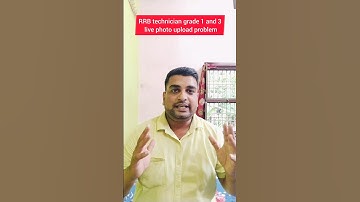 RRB technician live photo upload problem #viralvideo #youtube #rrb #rrbtechnician #rrbntpc #trending