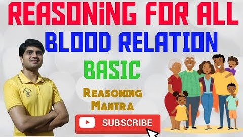 TOPIC-BLOOD RELATION | PART-6 | PUZZLE | BEST EXPLANATION | QUESTION/ANSWER | ADV. SUBODH GAUTAM
