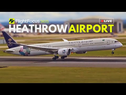 Heathrow Airport Live - Wednesday 23rd July 2025