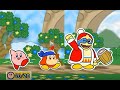【紙のカービィ】Paper Kirby - Friend Sticker part1- フレンズシール①【ペーパーマリオ風】
