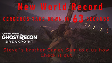 Ghost Recon Breakpoint - Defeat Cerberus in 63 Seconds - New World Record no DMR glitch reg. threat