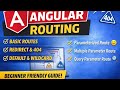 👉 Angular Routing Tutorial for Beginners | Routes, RouterLink, Redirect & 404 Explained.