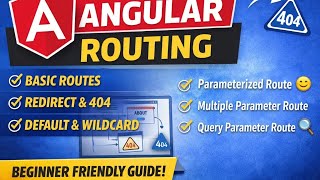 👉 Angular Routing Tutorial for Beginners | Routes, RouterLink, Redirect & 404 Explained.