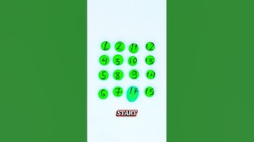 Draw a starlight line with numbers 1 to 17 #drawing #line #maths #quiz #shorts