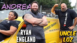 Strongman Training Session with Andrea Thompson and Ryan England