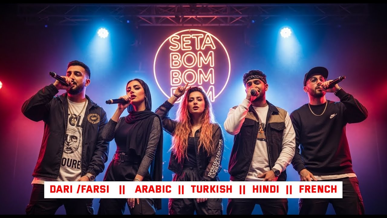 Seta Bom Bom | Multilingual Pop Festival Song | Dari, Arabic, Turkish, Hindi & French Mashup