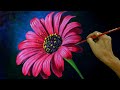 How to Paint a Daisy Flower in Real Time Acrylic Painting Tutorial by JM Lisondra