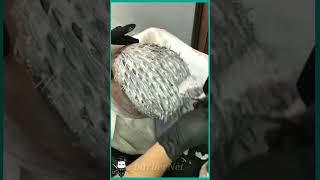 طريقة صباغة الشعر- عمل ليميش للرجال                             تعليم barber  حلاقة تعلم