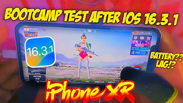 🔥iPhone XR Bootcamp Test After iOS 16.3.1 | Lag in Bootcamp?