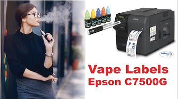 Epson C7500g vape e-cigarette juice labels - fast and low cost - Labels-U-Print ® - KTEC Group UK