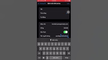 Hướng dẫn cấu hình proxy trên iPhone hoặc iPad