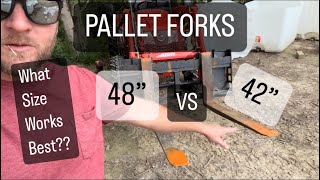 PALLET FORKS‼ What Size Works Best??