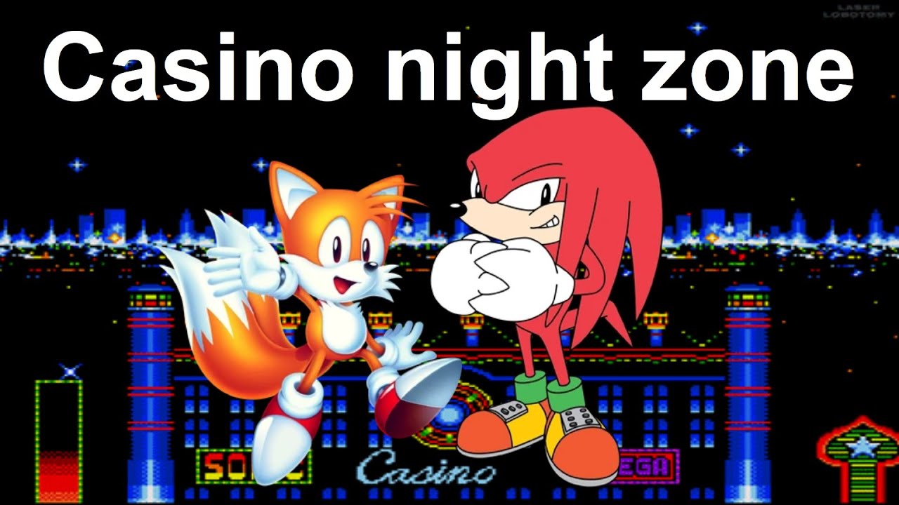 Sonic 2 full gameplay as Knuckles and Tails part 4 Casino night zone ...