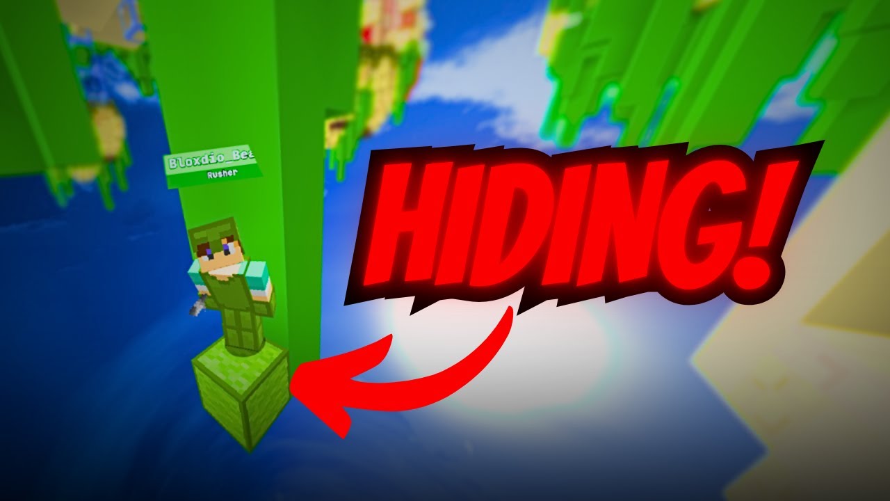 I HID IN BLOXDIO BEDWARS HYPIXEL MAP I BLOXD BEAST I 