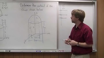 Centroids (3D) via Method of Composite Parts - Adaptive Map Worked Example 1