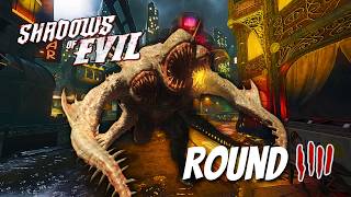 Shadows of Evil *Full Run* Lowest Round Easter Egg