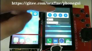 esp32-s3 runs cell phone UI