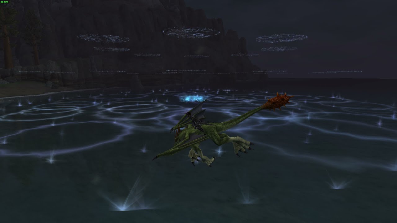 Everquest 2 Flight Path - Fens Of Nathsar Post To Dreg's Landing Post (Kylong Plains)