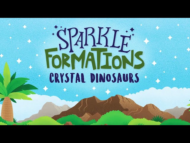 Sparkle Formations Crystal Dinosaurs class=