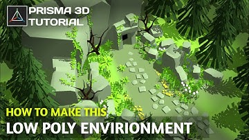 Stylised 3D Environment in Prisma3d & Nomad sculpt