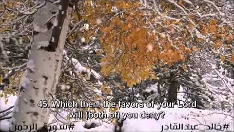 خالد عبدالقادر _ سورة الرحمن
