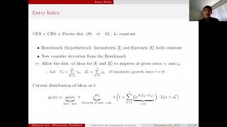 [Nov 15, 2021] Dohyeon Lee (economics), presentation of: 'Selective Accumulation of Ideas' (JMP)