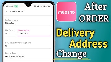 Meesho App me Customer Ka Address Change Kaise Kare | How to Change Address on Meesho After Order