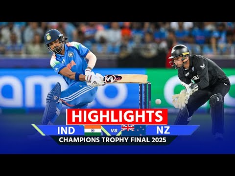 Champions Trophy 2025 Final Highlights: IND vs NZ Champions Trophy Final 2025 Highlights Episode cover