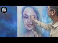 #Airbrush 4 Colour Spray Painting,  by MS Artworld.